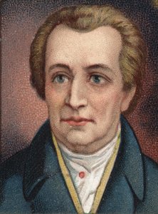 Retrato de Johan Wolfgang Goethe (1749 - 1832), escritor alemão. de Unknown artist