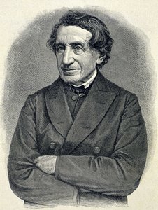 Retrato de Johann Joseph Ignaz von Dollinger (1799 - 1890), sacerdote Alllemand e professor de história eclesiástica de Unknown artist