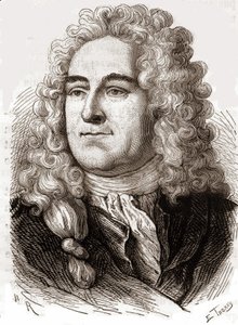 Retrato de John Law (1671 - 1729), Scottish Financial que causou a falência em 1720 (Evento da Rua Quincampoix) de Unknown artist