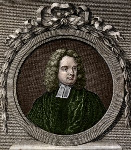 Retrato de Jonathan Swift. Escritor irlandês (1667 a 1745). de Unknown artist