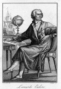 Retrato de Leonhard Euler (1707 - 1783), matemático suíço. de Unknown artist