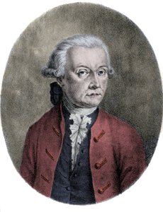 Retrato de Leopold Mozart (1719-1787), pai de Wolfgang Amadeus Mozart (1756-1791). de Unknown artist
