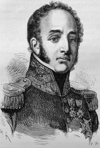 Retrato de Louis Gabriel (Louis-Gabriel) Suchet (1770-1826). Gravura do final do século XIX em "Histoire de France" de H. Martin. de Unknown artist
