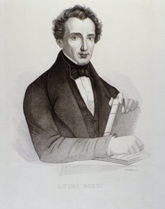 Retrato de Luigi Ricci (gravura de Unknown artist