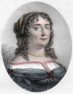 Retrato de Madame de Scudery (1607-1701) - Retrato de Madame de Scudery (ou Madeleine de Scuderi (1607 - 1701), mulher francesa de letras) de Unknown artist
