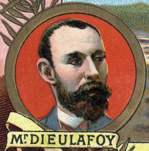 Retrato de Marcel Auguste Dieulafoy de Unknown artist