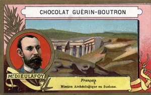 Retrato de Marcel Auguste Dieulafoy de Unknown artist