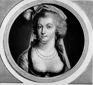 Retrato de Maria Antonieta (Marie-Antoinette de Unknown artist