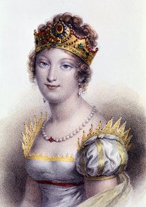 Retrato de Marie Louise, Duquesa de Parma, Consorte Imperatriz dos Franceses (gravura de Unknown artist