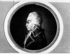 Retrato de Nicolas Luckner (1722-1794) Marechal de França. Gravura em "Colecção completa de pinturas históricas da revolução francesa, em três volumes". 1804. de Unknown artist