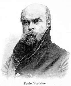 Retrato de Paul Verlaine (1844 - 1896) de Unknown artist