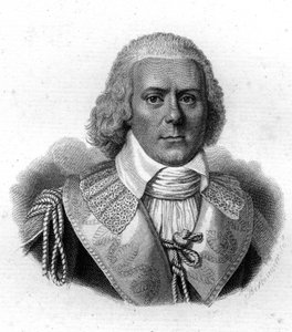 Retrato de Paul de Barras (1755-1829), político francês, Gravura do século XIX de Unknown artist