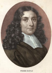 Retrato de Pierre Bayle filósofa e escritora francesa (1647-1706) de Unknown artist