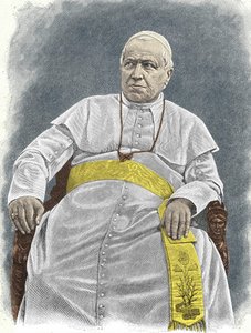 Retrato de Pio IX (1792 - 1878), 253º Papa (1846 - 1878). de Unknown artist