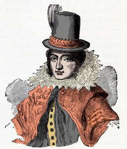 Retrato de Pocahontas (Matoaka, Amatute), depois Rebecca Rolfe (ca. 1595-1617) de Unknown artist