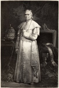 Retrato do Papa Pio IX (Giovanni Maria Mastai Ferretti de Unknown artist