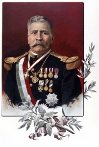 Retrato de Porfirio Diaz, general mexicano e stateman (Oaxaca de Unknown artist