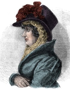 Retrato da Rainha Caroline de Brunswick (1768-1821), esposa de George IV, rei de Inglaterra - Caroline de Brunswick, rainha da Grã-Bretanha e Irlanda (1768-1821), consorte de George IV de Unknown artist
