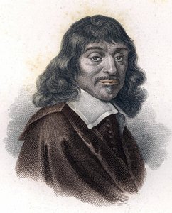 Retrato de René Descartes, grav. Século XIX. de Unknown artist