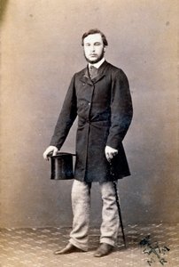 Retrato de Ricciotti Garibaldi (1847-1924), filho do patriota italiano Giuseppe Garibaldi e sua primeira esposa Anita de Unknown artist