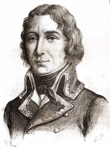 Retrato de Richepanse. Gravura do século XIX. de Unknown artist