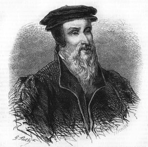 Retrato de Robert I Estienne (1498 - 1559) humanista, editor e impressor. de Unknown artist