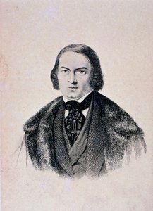 Retrato de Robert Schumann (gravura de Unknown artist
