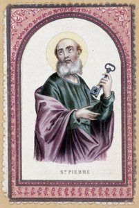 Retrato de São Pedro na Chave - Século XIX de Unknown artist