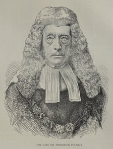 Retrato de Sir Federick Pollock de Unknown artist