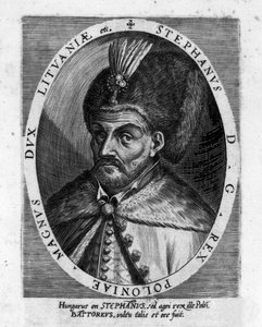 Retrato de Estêvão I Bathory (1533-1586), Príncipe da Transilvânia e Rei da Polónia. de Unknown artist