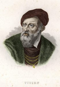 Retrato de Tiziano Vecellio (O Ticiano) (1490 - 1576) de Unknown artist