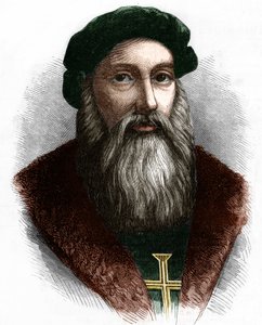 Portrait of Vasco de Gama (1469-1524) Portuguese navigator. de Unknown artist