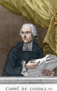 Retrato do filósofo françês Abbe Etienne Bonnot de Condillac (1715 - 1780) de Unknown artist