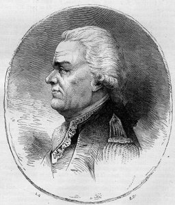 Retrato do Conde de Grasse (François Joseph Paul, Marquês de Grasse Tilly) (1722-1788), almirante francês que participou da Guerra da Independência americana (1775-1783). Gravura de 1881. de Unknown artist