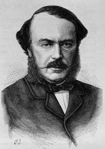Retrato do Duque de Persigny (1808 - 1872). Gravura do final do século XIX em "Histoire de France" de H. Martin. de Unknown artist