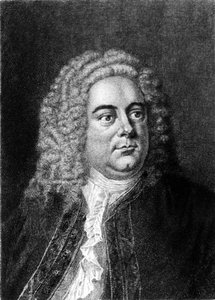 Retrato do compositor inglês de origem alemã George Frederick Handel (Georg Friedrich Handel de Unknown artist