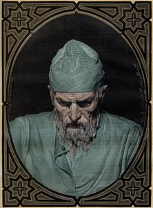 Retrato do Czar Ivan IV, o Terrível (1530-1584) - gravura de Unknown artist