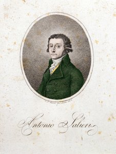 Retrato do compositor Antonio Salieri (1750 - 1825). de Unknown artist