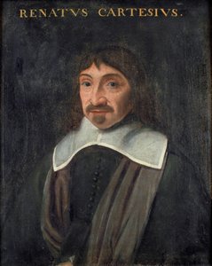 Retrato do filósofo René Descartes (1596-1650), Anônimo . Óleo sobre tela de Unknown artist
