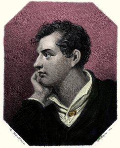 Retrato do poeta George Gordon Byron (1788-1824). de Unknown artist