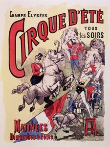Cartaz para o Cirque d