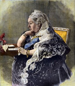 Rainha Vitória I (1819 - 1901) de Unknown artist
