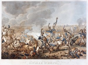 Representação da Batalha de Esling em 22 de maio de Unknown artist