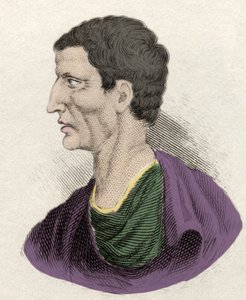 Representação do político romano Lucius Cornelius Sulla (Silla ou Sylla) (138-68 AC). Gravura do século XIX. de Unknown artist