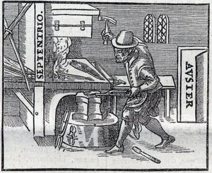 Reprodução da gravura da obra de 1600 "De Magnete, Magneticisque Corporibus, et de Magno Magnete Tellure" (ou Magnetismo e Corpos Magnéticos, e Grande Imã da Terra) de William Gilbert (ou William Gylberde de Unknown artist
