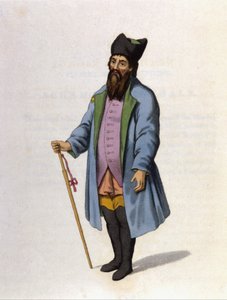 Comerciante russo de Kaluga. Gravura de 1802. de Unknown artist