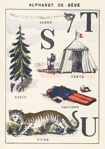 STU: sabre, abeto, tenda, tigre, uniforme de Unknown artist