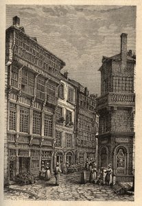 Casa de Saint Malo (Saint-Malo) de Duguay Trouin (Rene Dugay-Trouin) - gravura em "PATRIE" - DESCRIÇÃO PECTUREQUIREQUE DE LA FRANCE EN 6 VOLUES BY LUCIEN HUARD - final séc. XIX de Unknown artist