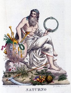 Saturno. Em latim Saturnus (corresponde ao deus grego Cronos). de Unknown artist