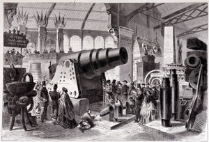 Secção de Metalurgia Prussiana (Canon) na Galeria de Máquinas de Unknown artist